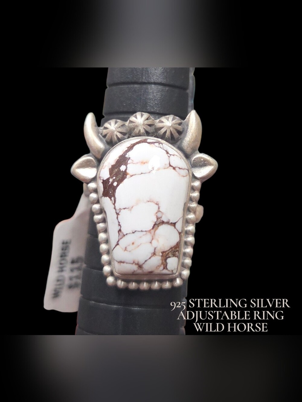 Sterling 925 Adjustable- Bold Western Style